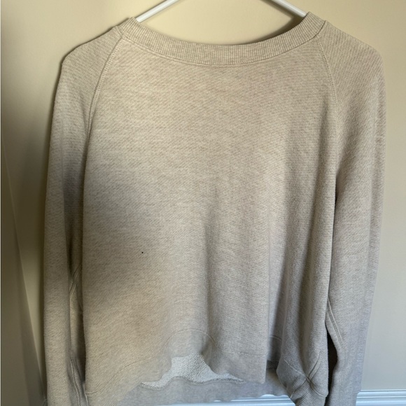 Jenni Kayne Minimalist Saturday Sweatshirt in Oatmeal Sz Large Lounge Casual - Picture 2 of 7
